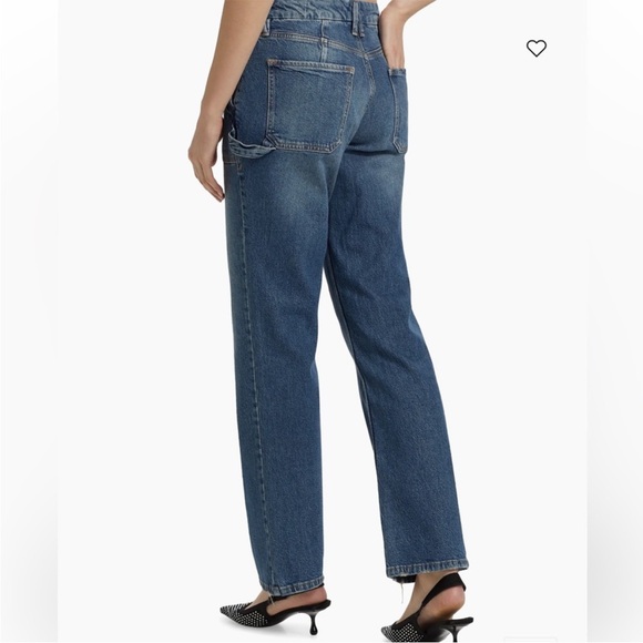 Good American Mid Rise Straight Leg Jean - Picture 3 of 8